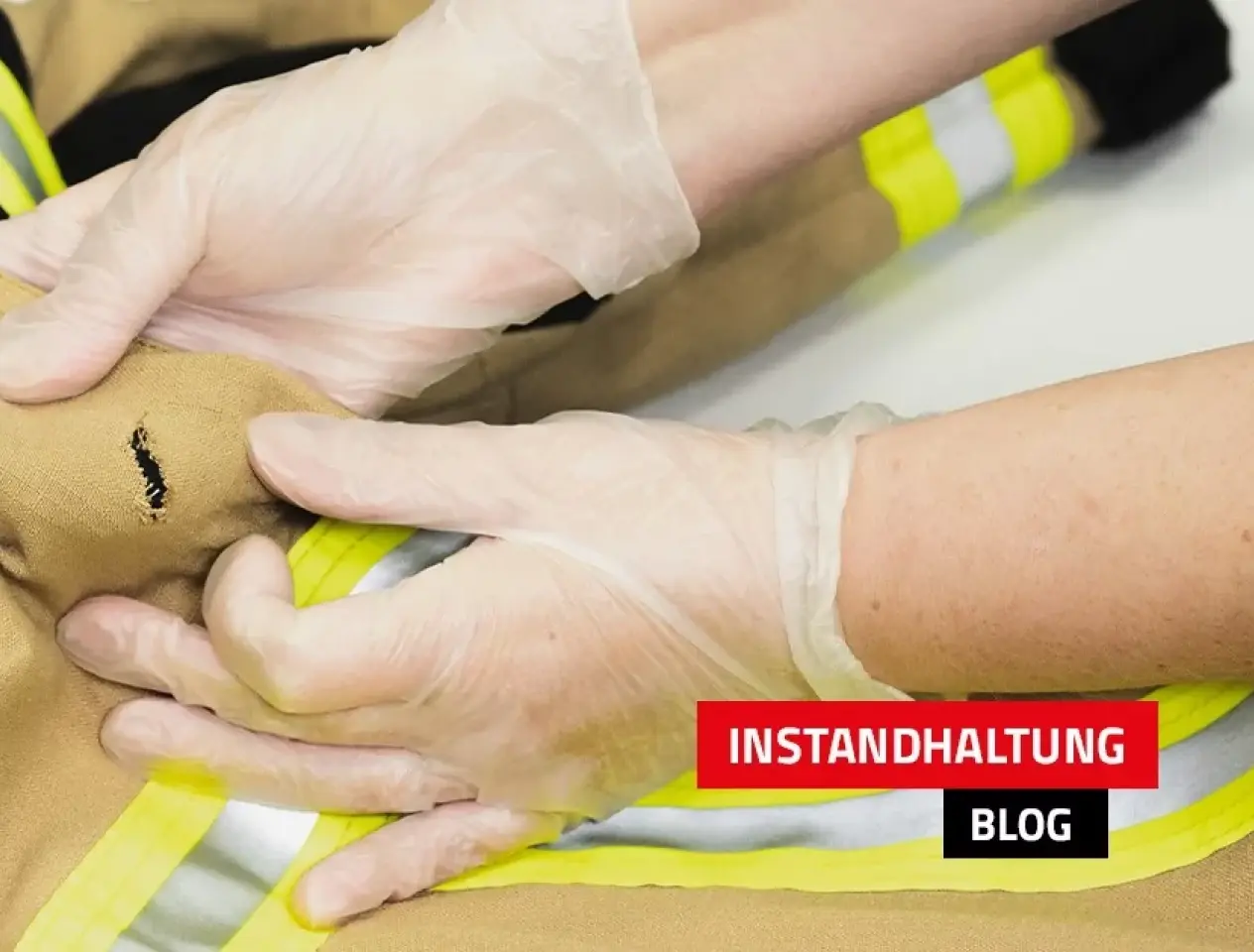 Instandhaltung von Feuerwehrkleidung